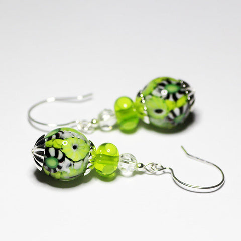 Green Earrings