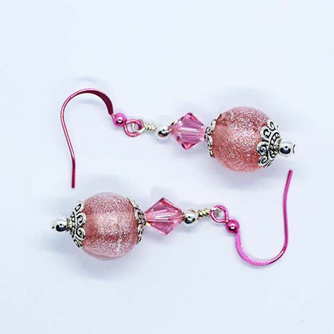 Pink Earrings